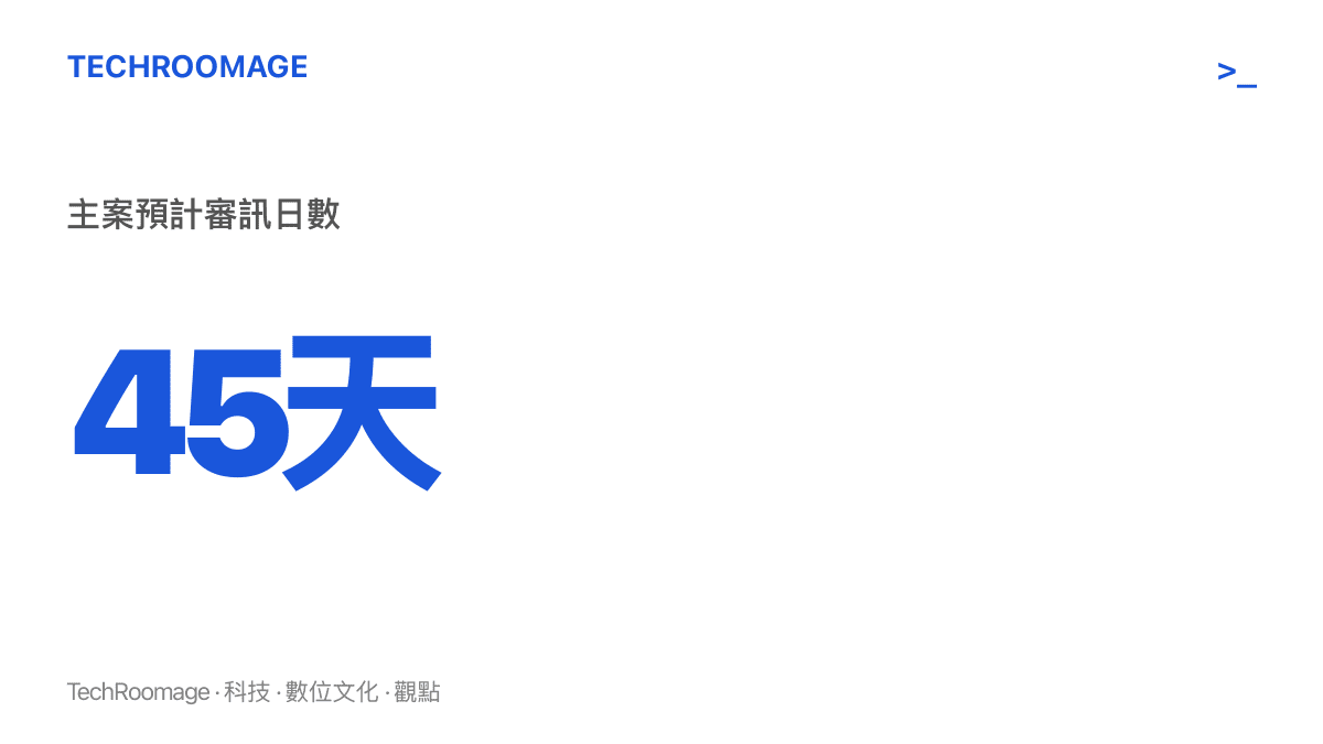 統計圖卡標示蔡天鳳案三名主犯在香港高等法院的謀殺審訊預計需時四十五天