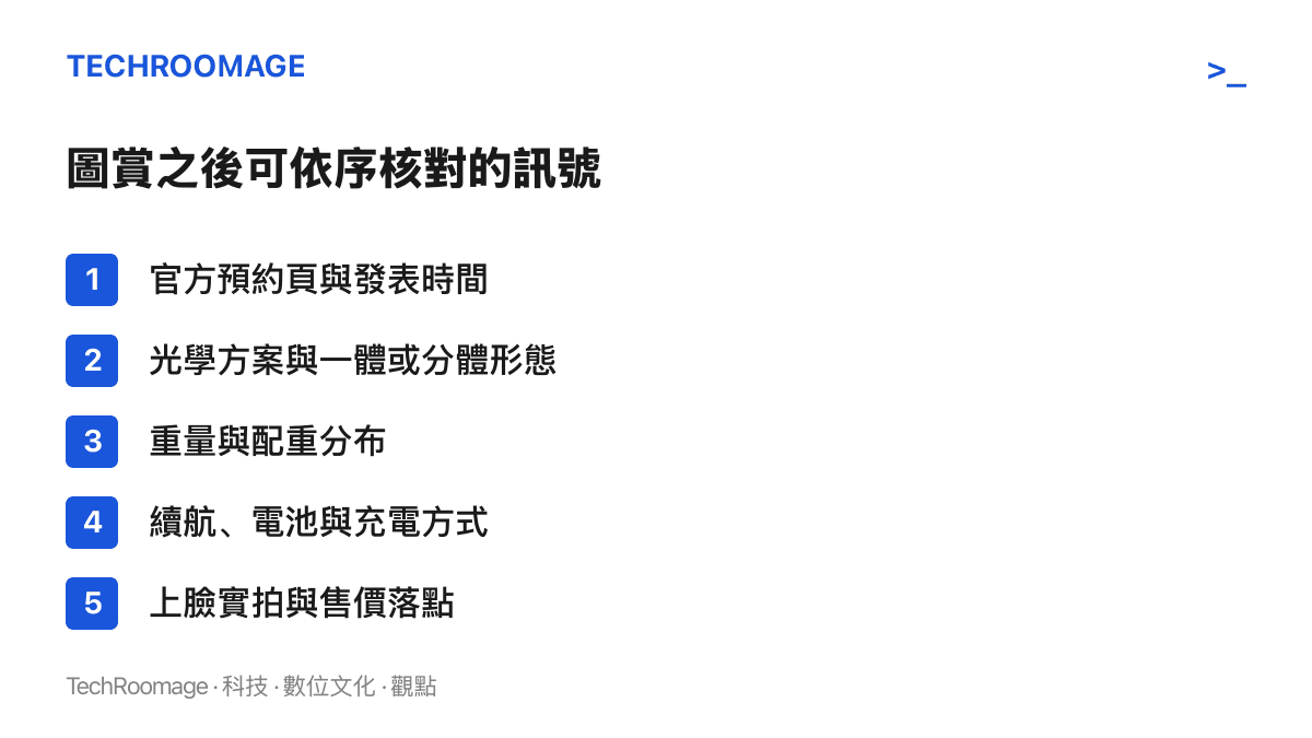 檢視雷鳥GT後續資訊時可依序確認的檢查項目，從官方動作一路排到售價落點